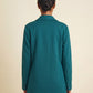 Seamless SeamSoft™ Summer Oversize Blazer in green — back view showing center seam and relaxed silhouette