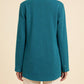 Seamless SeamSoft™ Summer Oversize Blazer in green — back detail view, knit-jersey texture